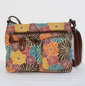 Relic by Fossil Boho Floral Crossbody Purse